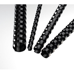 Plastové chrbty 10 mm, čierne Plastové chrbty 10 mm, čierne