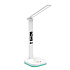 Platinet PDL711RGBW stolná LED lampa stmievateľná, bezdrôtové nabíjanie, hodiny, biela