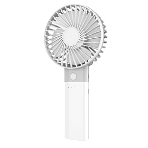 Platinet PRDF6107 vreckový ventilátor 10 cm, funkcia powerbanky 4000 mAh, biela-šedá Platinet PRDF6107 vreckový ventilátor 10 cm, funkcia powerbanky 4000 mAh, biela-šedá