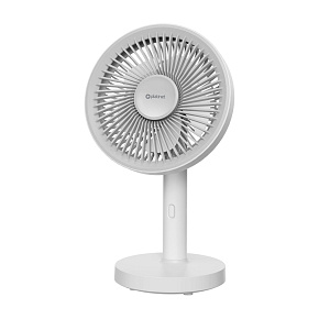 Platinet PRDF0576 stolný ventilátor 12,5 cm, odnímateľná základňa, akumulátor 1800 mAh, biela-šedá Platinet PRDF0576 stolný ventilátor 12,5 cm, odnímateľná základňa, akumulátor 1800 mAh, biela-šedá