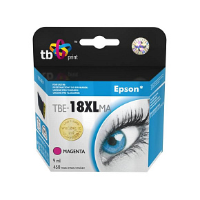 Ink. kazeta TB kompat. s Epson T1813 M 100% New Ink. kazeta TB kompat. s Epson T1813 M 100% New