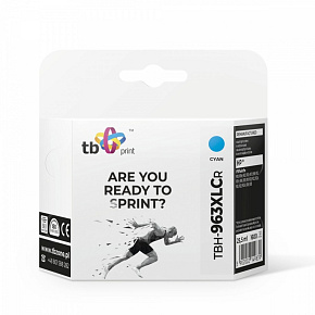Ink. kazeta TB kompat. s HP OfficeJet Pro 9020 963XL, CY reman. Ink. kazeta TB kompat. s HP OfficeJet Pro 9020 963XL, CY reman.