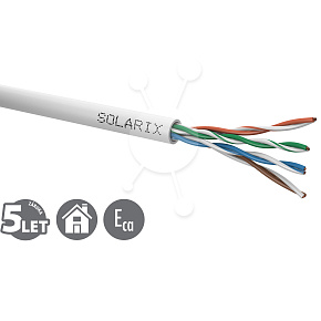 Inštalačný kábel Solarix CAT5E UTP PVC Eca 500m/box SXKD-5E-UTP-PVC Inštalačný kábel Solarix CAT5E UTP PVC Eca 500m/box SXKD-5E-UTP-PVC