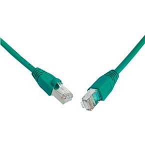 SOLARIX patch kábel CAT5E SFTP PVC 10m zelený snag-proof SOLARIX patch kábel CAT5E SFTP PVC 10m zelený snag-proof