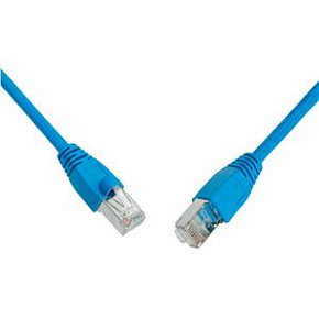 SOLARIX patch kábel CAT6 SFTP PVC 0,5m modrý snag-proof SOLARIX patch kábel CAT6 SFTP PVC 0,5m modrý snag-proof
