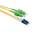 Patch kábel 9/125 LCupc/SCAPC SM OS1 1m duplex