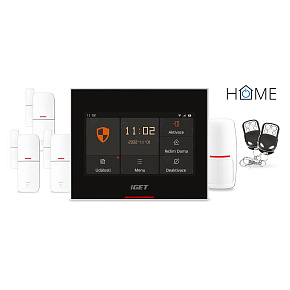 iGET HOME X5 Advanced - Inteligentný Wi-Fi/GSM alarm, v aplikácii aj ovládaní IP kamier a zásuviek, CZ app iGET HOME X5 Advanced - Inteligentný Wi-Fi/GSM alarm, v aplikácii aj ovládaní IP kamier a zásuviek, CZ app