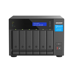 QNAP TVS-h674-i5-32G (6core 4,4GHz, ZFS, 32GB RAM, 6x SATA, 2x M.2 NVMe, 2x PCIe, 2x 2,5GbE, HDMI) QNAP TVS-h674-i5-32G (6core 4,4GHz, ZFS, 32GB RAM, 6x SATA, 2x M.2 NVMe, 2x PCIe, 2x 2,5GbE, HDMI)