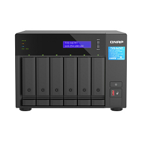 QNAP TVS-h674T-i5-32G (6core, ZFS, 32GB RAM, 6x SATA, 2x M.2 NVMe, 2x 2,5GbE, 2x Thunderbolt 4) QNAP TVS-h674T-i5-32G (6core, ZFS, 32GB RAM, 6x SATA, 2x M.2 NVMe, 2x 2,5GbE, 2x Thunderbolt 4)