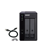 QNAP TR-002 rozširovacia jednotka pre PC alebo QNAP NAS (2x SATA / 1x USB 3.1 typu C - Gen 2)