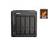 QNAP TS-453E-8G (4core 2,6GHz, 8GB RAM, 4x SATA, 2x M.2 NVM slot, 2x HDMI 4K, 2x 2,5GbE, 4x USB)