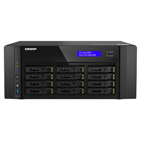 QNAP TS-h1290FX-7302P-128G (AMD EPYC, 128GB ECC RAM, 12x 2,5" U.2, 2x M.2 NVMe, 2x 2,5GbE, 2x 25GbE) QNAP TS-h1290FX-7302P-128G (AMD EPYC, 128GB ECC RAM, 12x 2,5" U.2, 2x M.2 NVMe, 2x 2,5GbE, 2x 25GbE)