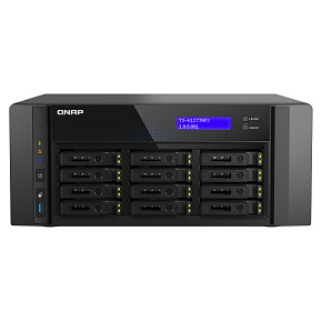 QNAP TS-h1277AFX-R7-32G (Ryzen 7 5,5 GHz, ZFS, 32 GB DDR5 ECC RAM, 12 x 2,5" SATA, 2 x 2,5 GbE, 2 x 10 GbE) QNAP TS-h1277AFX-R7-32G (Ryzen 7 5,5 GHz, ZFS, 32 GB DDR5 ECC RAM, 12 x 2,5" SATA, 2 x 2,5 GbE, 2 x 10 GbE)