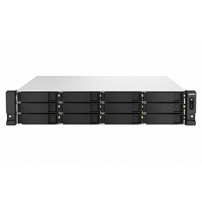 QNAP TS-h1887XU-RP-E2336-32G (Xeon 4,8GHz, ZFS, 32GB ECC RAM, 12x 3,5" + 6x2,5", 2x 2,5GbE, 2x10GbE) QNAP TS-h1887XU-RP-E2336-32G (Xeon 4,8GHz, ZFS, 32GB ECC RAM, 12x 3,5" + 6x2,5", 2x 2,5GbE, 2x10GbE)