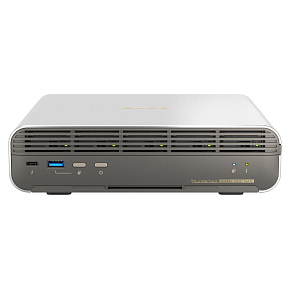 QNAP TBS-h574TX-i5UC-05S02 (i5, 16GB RAM, 5x 3,84TB E1.S, 1x 2,5GbE, 1x 10GbE, 2x Thunderbolt 4) QNAP TBS-h574TX-i5UC-05S02 (i5, 16GB RAM, 5x 3,84TB E1.S, 1x 2,5GbE, 1x 10GbE, 2x Thunderbolt 4)