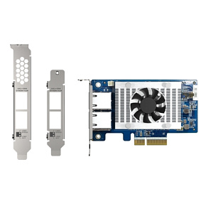 QNAP QXG-10G2T-X710 - dvojportová rozširujúca 10GbE (Intel X710) karta pre PC aj QNAP NAS QNAP QXG-10G2T-X710 - dvojportová rozširujúca 10GbE (Intel X710) karta pre PC aj QNAP NAS