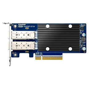 QNAP QXG-10G2SF-X710 - 2x 10GbE SFP+, PCIe Gen3 x8 QNAP QXG-10G2SF-X710 - 2x 10GbE SFP+, PCIe Gen3 x8