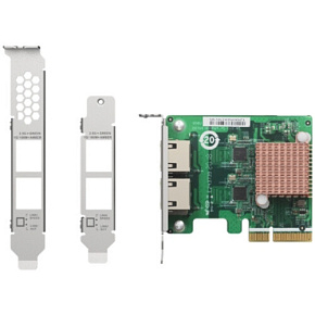 QNAP QXG-2G2T-I225 - 2,5GbE (2 porty) PCIe karta pre PC aj NAS QNAP QXG-2G2T-I225 - 2,5GbE (2 porty) PCIe karta pre PC aj NAS