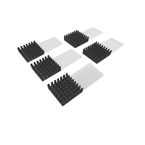 QNAP - HS-M2SSD-07 - Heatsink pre M.2 SSD module, 15 * 15MM, Black, self adhesive, 5 pcs QNAP - HS-M2SSD-07 - Heatsink pre M.2 SSD module, 15 * 15MM, Black, self adhesive, 5 pcs