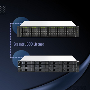 QNAP LS-SG2U12-QTY1 - Seagate EXOS E 2U12, QuTS hero license for one JBOD, Physical Package QNAP LS-SG2U12-QTY1 - Seagate EXOS E 2U12, QuTS hero license for one JBOD, Physical Package