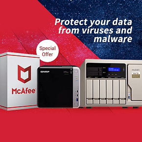 QNAP LS-MCAFEE-5Y - McAfee antivírus 5 rokov license, Physical Package QNAP LS-MCAFEE-5Y - McAfee antivírus 5 rokov license, Physical Package