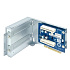 QNAP Riser Card Module; 1 x PCIe 3 x8 až 2 x PCIe 3 x4; x73AU short depth 2U chassis