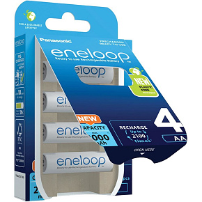 Panasonic Eneloop AA NiMH 1,2V 2000mAh BL4 2100c Panasonic Eneloop AA NiMH 1,2V 2000mAh BL4 2100c