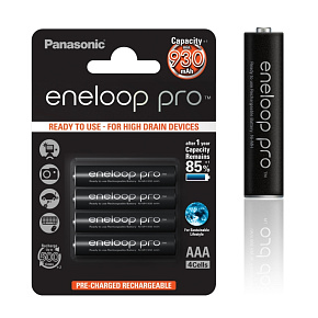 Panasonic Eneloop Pro AAA NiMH 1,2 V 930mA BL4 Panasonic Eneloop Pro AAA NiMH 1,2 V 930mA BL4