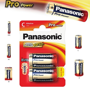 Alkalická batéria C Panasonic Pro Power LR14 2ks Alkalická batéria C Panasonic Pro Power LR14 2ks