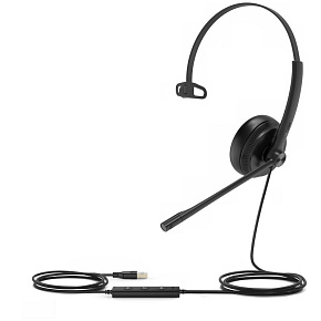 Yealink UH34 Mono náhlavná súprava na jedno ucho s USB konektorom Yealink UH34 Mono náhlavná súprava na jedno ucho s USB konektorom