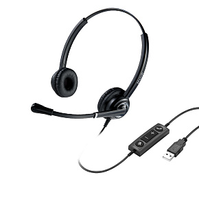 WELL Mairdi MRD-612D USB, náhlavka, dvojušný WELL Mairdi MRD-612D USB, náhlavka, dvojušný