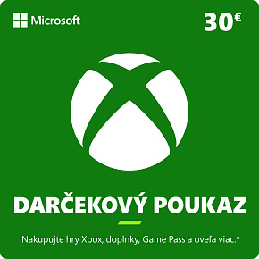 ESD XBOX - Darčeková karta Xbox 30 EUR ESD XBOX - Darčeková karta Xbox 30 EUR