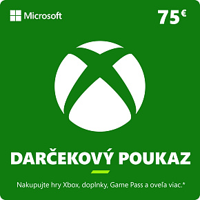 ESD XBOX - Darčeková karta Xbox 75 EUR ESD XBOX - Darčeková karta Xbox 75 EUR