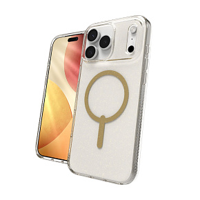 ZAGG Ochranný kryt Milan Snap Apple 17 Pro Max Glitter Gold ZAGG Ochranný kryt Milan Snap Apple 17 Pro Max Glitter Gold