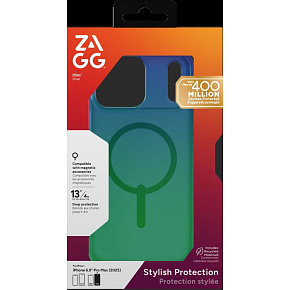 ZAGG Ochranný kryt Milan Snap Apple 17 Pro Max Raven Feather ZAGG Ochranný kryt Milan Snap Apple 17 Pro Max Raven Feather