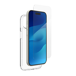 ZAGG Invisible Shield Ochranné sklo Elite 360 Bundle iPhone 15 - priehľadný ZAGG Invisible Shield Ochranné sklo Elite 360 Bundle iPhone 15 - priehľadný