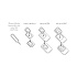 SIM adaptér set Forever microSIM 3ff-2ff nano 4ff-2ff nano 4ff-3ff s aplikátorom