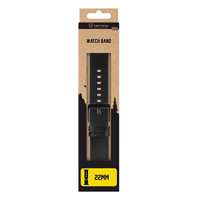 Tactical 307 Kožený Remienok 22mm Black Tactical 307 Kožený Remienok 22mm Black