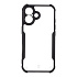 Tactical Quantum Stealth Kryt pre Apple iPhone 16 Clear/Black