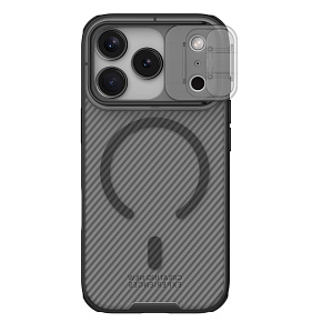 Nillkin CamShield PRO Magnetic Zadný Kryt pre Apple iPhone 17 Pro Transparent Black Nillkin CamShield PRO Magnetic Zadný Kryt pre Apple iPhone 17 Pro Transparent Black