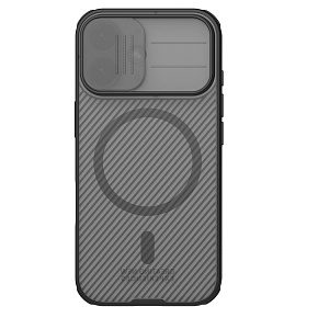 Nillkin CamShield PRO Magnetic Zadný Kryt pre Apple iPhone 17 Transparent Black Nillkin CamShield PRO Magnetic Zadný Kryt pre Apple iPhone 17 Transparent Black