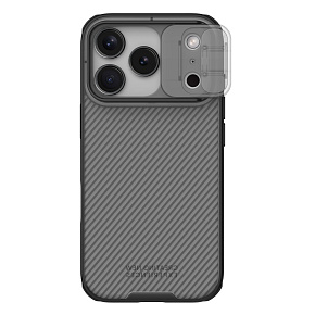 Nillkin CamShield PRO Zadný Kryt pre Apple iPhone 17 Pro Transparent Black Nillkin CamShield PRO Zadný Kryt pre Apple iPhone 17 Pro Transparent Black