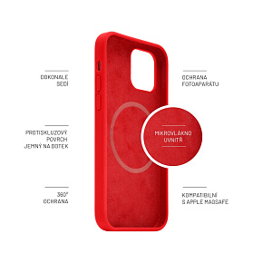 FIXED MagFlow Apple iPhone 14+, červený FIXED MagFlow Apple iPhone 14+, červený
