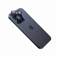 FIXED Camera Glass Apple iPhone 15P/15PM, tmavo modrá