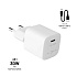 FIXED nabíjačka, USB-C, USB-C/USB-C kábel, 1m, 30W
