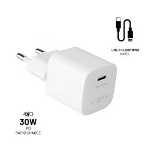 FIXED nab., USB-C, USB-C/Lightning, 1.2m, MFI, 30W FIXED nab., USB-C, USB-C/Lightning, 1.2m, MFI, 30W
