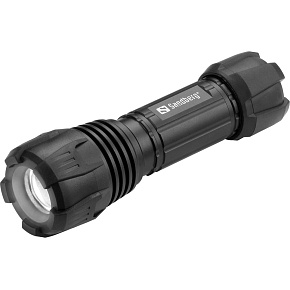Sandberg Survivor Torch, svietidlo na AAA, čierna Sandberg Survivor Torch, svietidlo na AAA, čierna