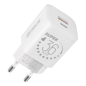 OBAL:ME GaN Cestovná Nabíjačka USB-A + USB-C 36W White OBAL:ME GaN Cestovná Nabíjačka USB-A + USB-C 36W White