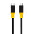 Tactical BlackBird Kábel USB4 1m Black/Yellow