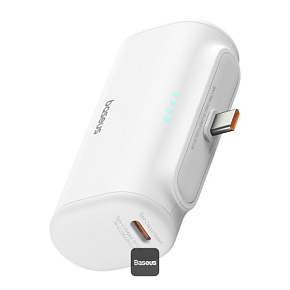 Baseus power banka 5000mAh 20W USB-C biela Baseus power banka 5000mAh 20W USB-C biela